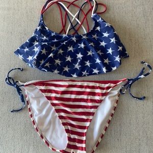 American flag bathing suit
